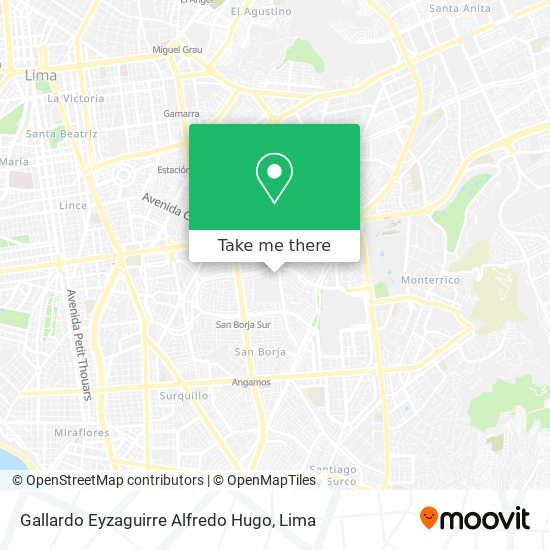 Gallardo Eyzaguirre Alfredo Hugo map