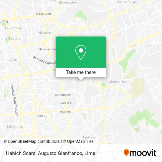 Mapa de Habich Scarsi Augusto Gianfranco