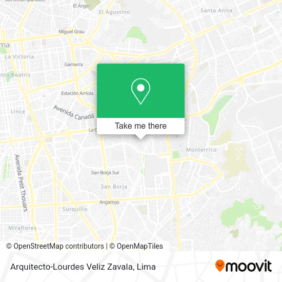 Mapa de Arquitecto-Lourdes Veliz Zavala