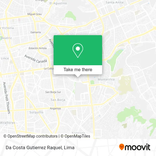 Mapa de Da Costa Gutierrez Raquel