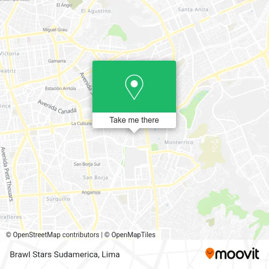 Mapa de Brawl Stars Sudamerica
