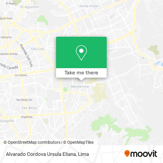 Mapa de Alvarado Cordova Ursula Eliana