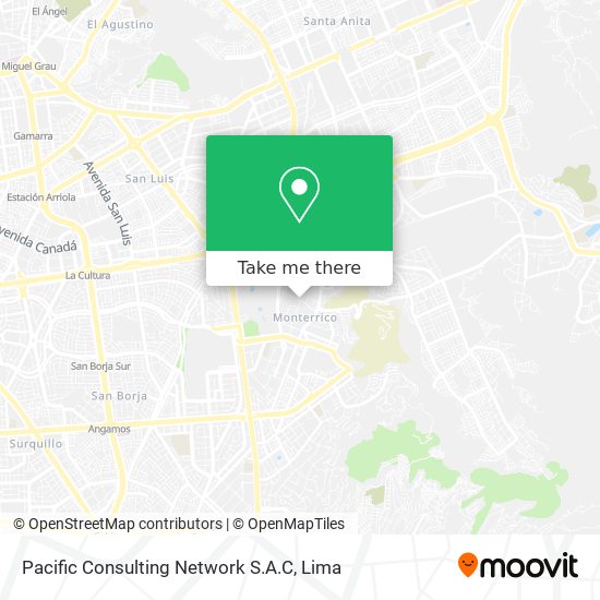 Mapa de Pacific Consulting Network S.A.C