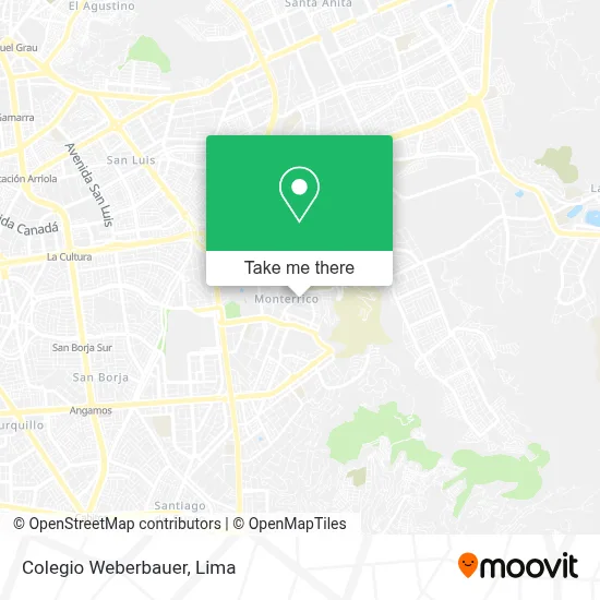 Colegio Weberbauer map