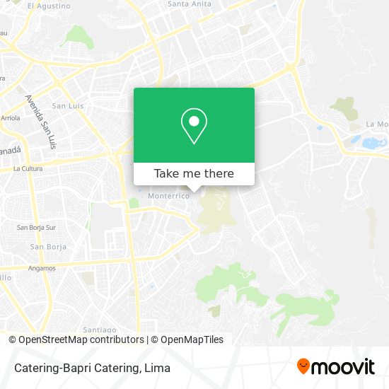 Catering-Bapri Catering map