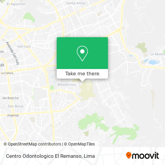 Centro Odontologico El Remanso map