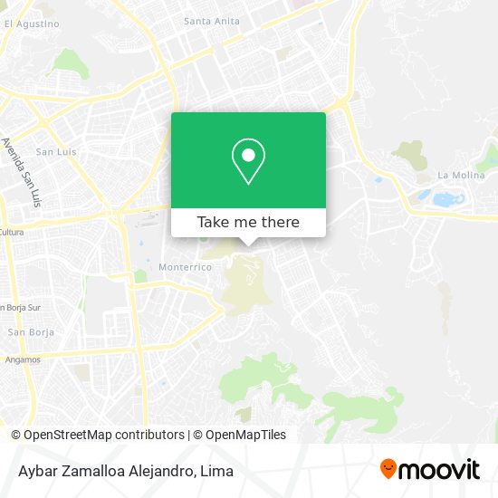 Aybar Zamalloa Alejandro map