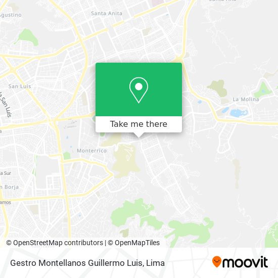 Gestro Montellanos Guillermo Luis map