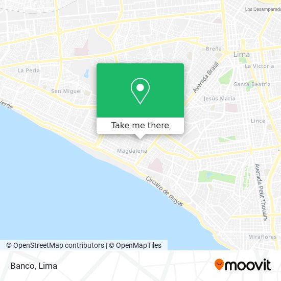 Banco map