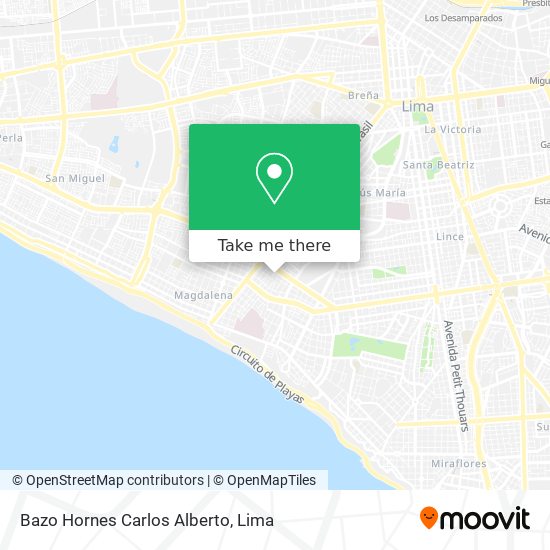 Bazo Hornes Carlos Alberto map