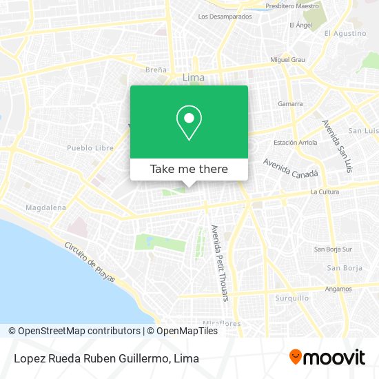 Lopez Rueda Ruben Guillermo map
