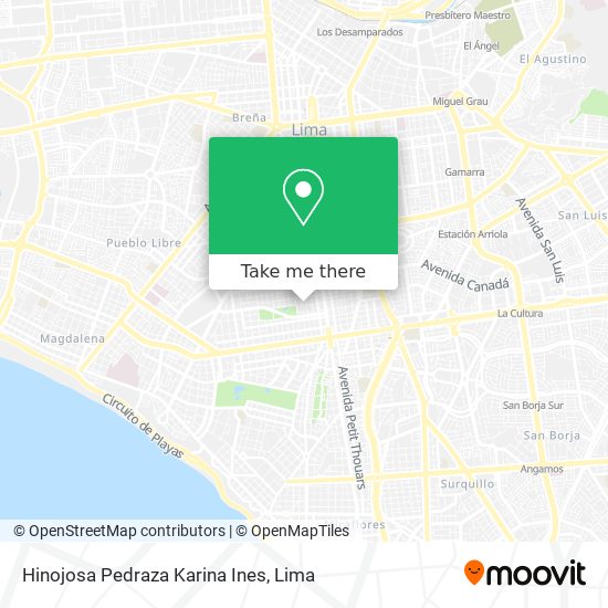 Mapa de Hinojosa Pedraza Karina Ines