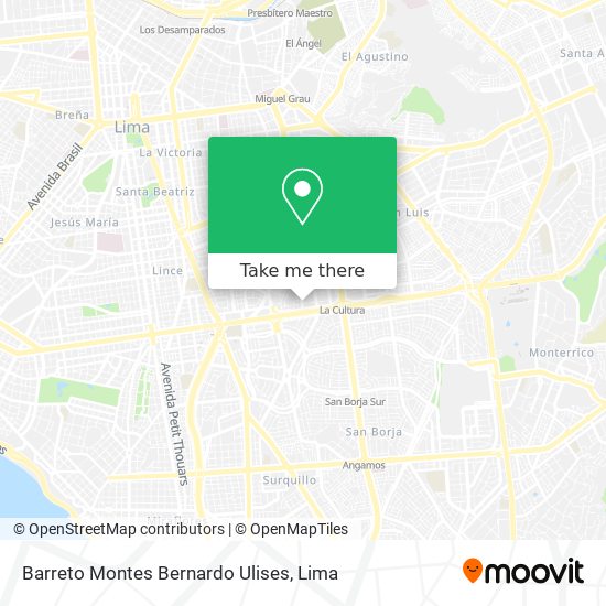 Barreto Montes Bernardo Ulises map