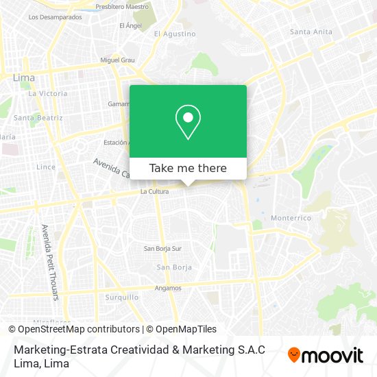 Marketing-Estrata Creatividad & Marketing S.A.C Lima map