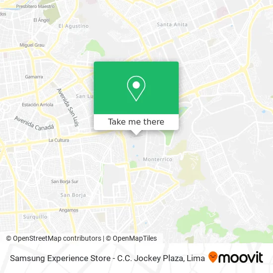 Samsung Experience Store - C.C. Jockey Plaza map