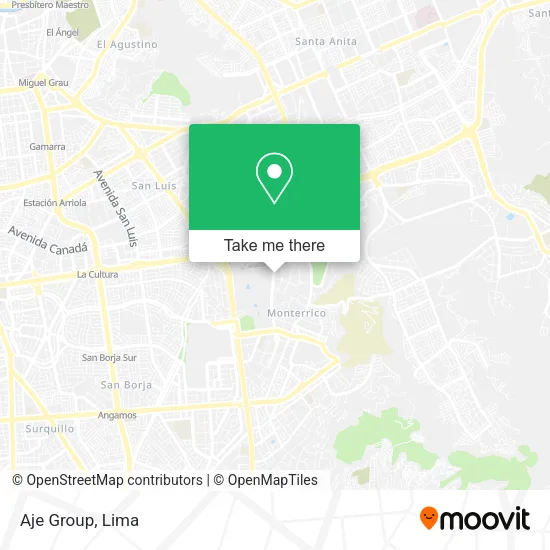 Mapa de Aje Group