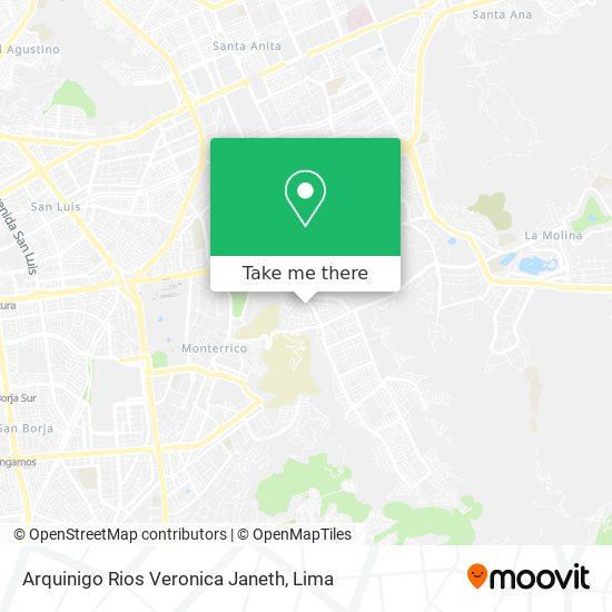 Arquinigo Rios Veronica Janeth map