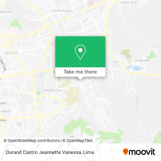 Durand Castro Jeannette Vanessa map