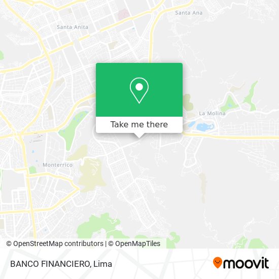 BANCO FINANCIERO map