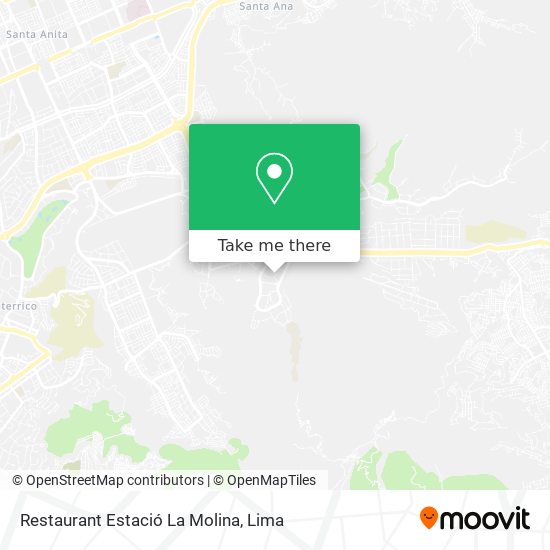Restaurant Estació La Molina map