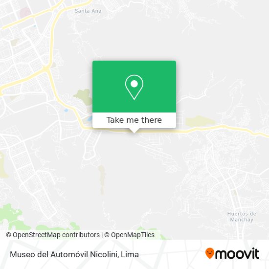 Mapa de Museo del Automóvil Nicolini