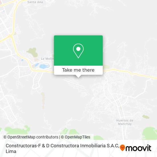 Constructoras-F & D Constructora Inmobiliaria S.A.C map