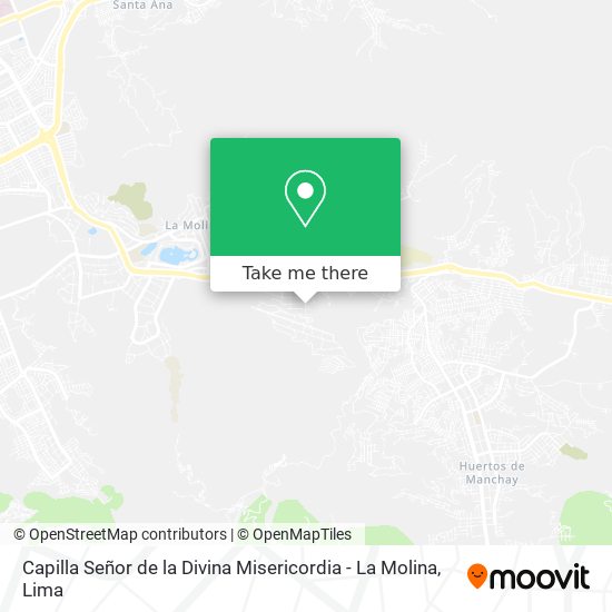 Capilla Señor de la Divina Misericordia - La Molina map