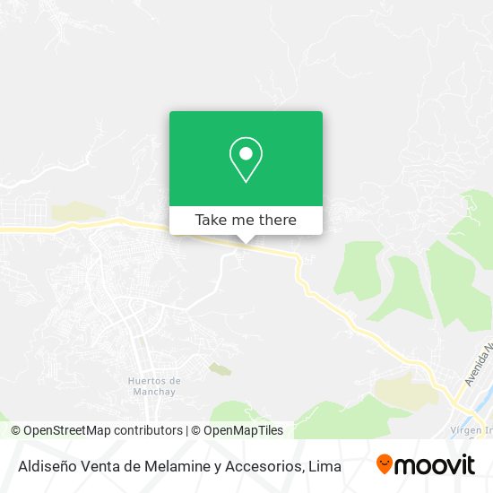 Aldiseño Venta de Melamine y Accesorios map