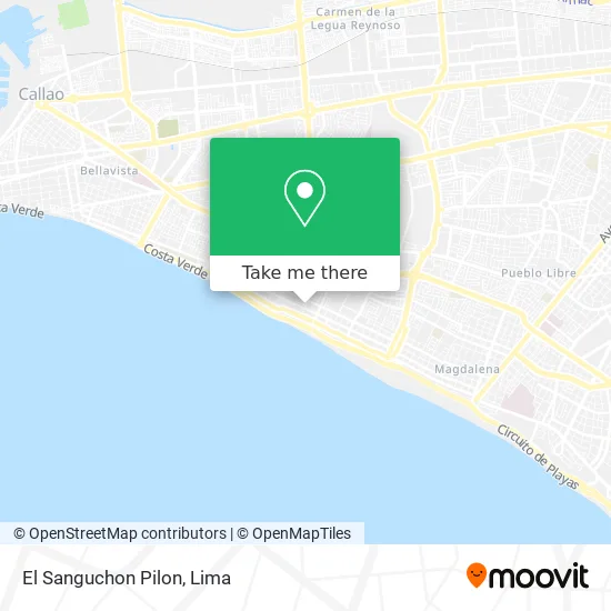 El Sanguchon Pilon map