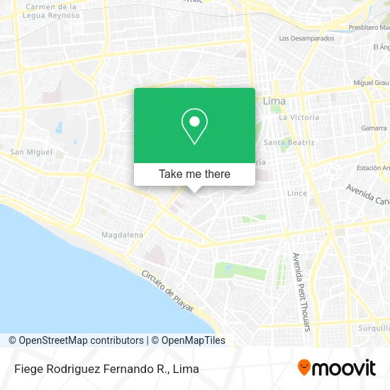 Mapa de Fiege Rodriguez Fernando R.