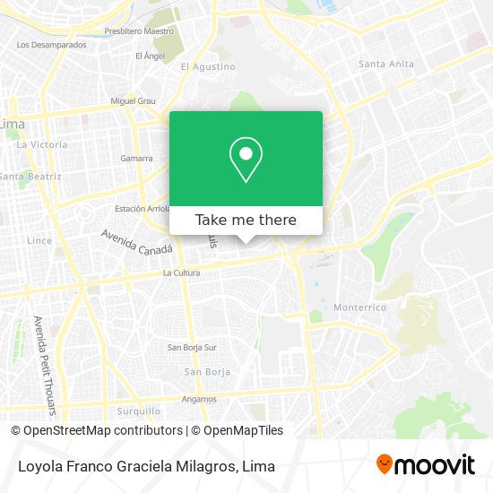 Loyola Franco Graciela Milagros map