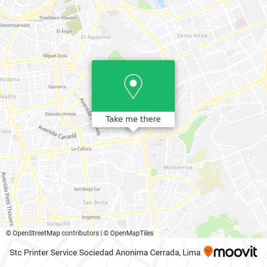 Stc Printer Service Sociedad Anonima Cerrada map
