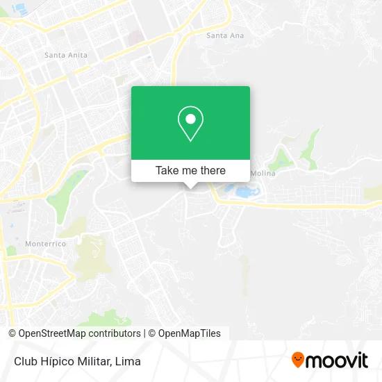 Mapa de Club Hípico Militar