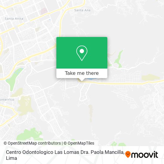 Centro Odontologico Las Lomas Dra. Paola Mancilla map