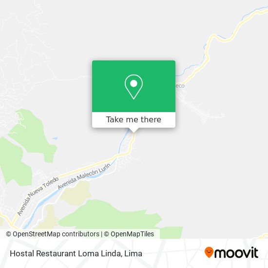 Hostal Restaurant Loma Linda map