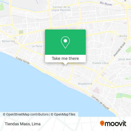 Mapa de Tiendas Mass