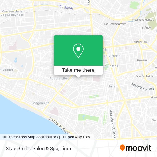 Style Studio Salon & Spa map