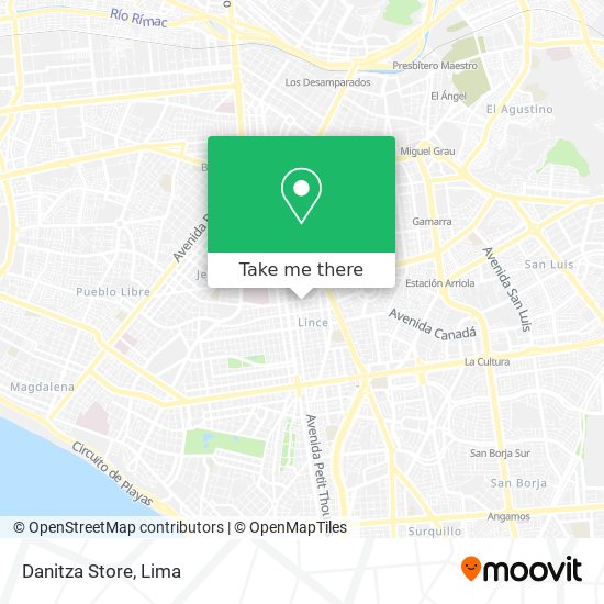 Danitza Store map