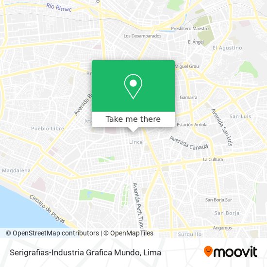 Mapa de Serigrafias-Industria Grafica Mundo