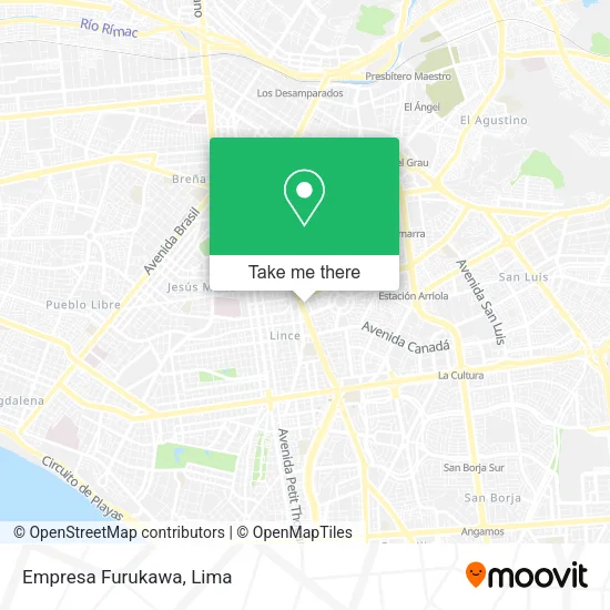 Mapa de Empresa Furukawa