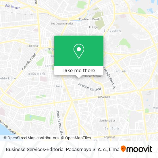 Business Services-Editorial Pacasmayo S. A. c. map