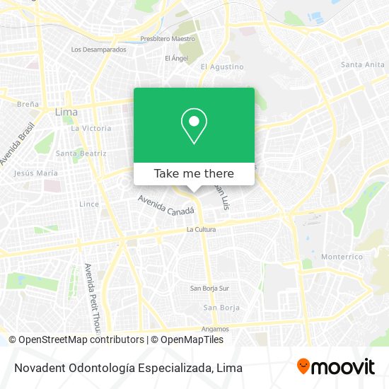 Novadent Odontología Especializada map