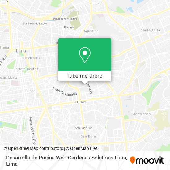 Mapa de Desarrollo de Página Web-Cardenas Solutions Lima