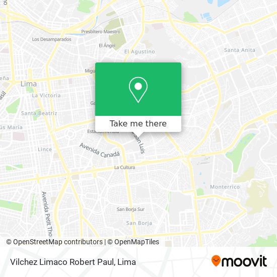 Vilchez Limaco Robert Paul map