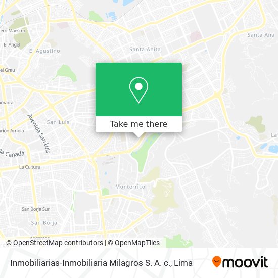 Inmobiliarias-Inmobiliaria Milagros S. A. c. map