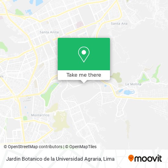 Jardin Botanico de la Universidad Agraria map