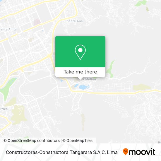 Mapa de Constructoras-Constructora Tangarara S.A.C