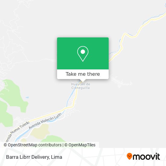 Barra Librr Delivery map