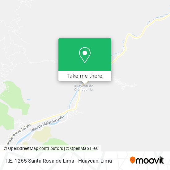 I.E. 1265 Santa Rosa de Lima - Huaycan map