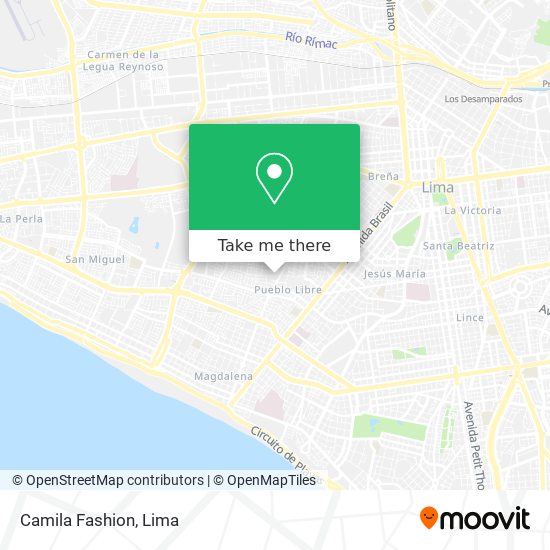 Camila Fashion map